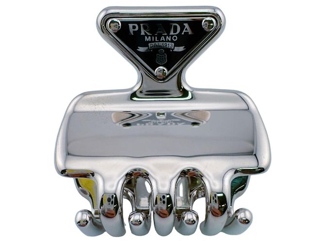 Presilha de cabelo Prada 1IF087 com placa triangular - vista 2