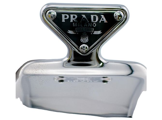 Presilha de cabelo Prada 1IF087 com placa triangular - vista 5