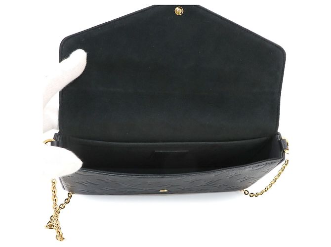 Louis Vuitton Monogram Empreinte Pochette Felicie Chain Wallet - vista 7