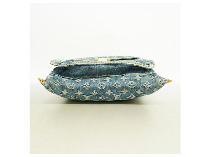 Louis Vuitton Monogram Denim Flat Shopper Handtasche - Ansicht 3