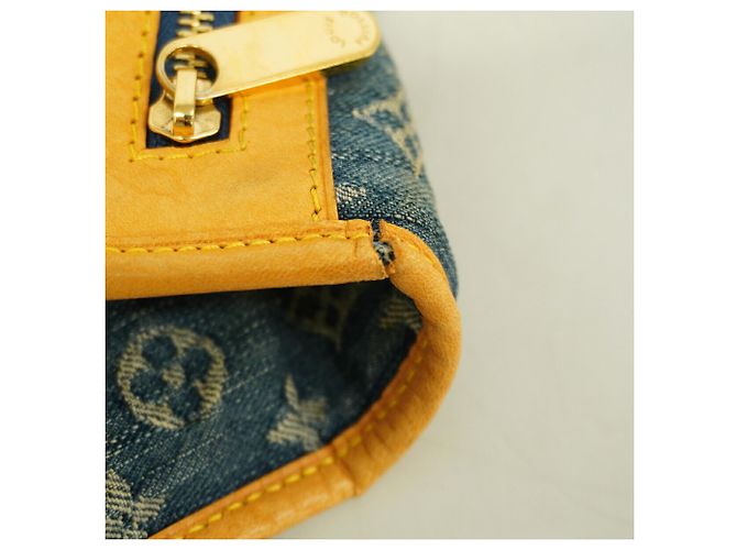 Louis Vuitton Monogram Denim Flat Shopper Handtasche - Ansicht 6