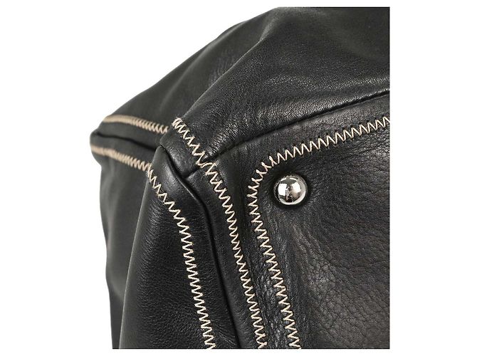 Chanel Vintage Bowler Lambskin Medium - vista 6