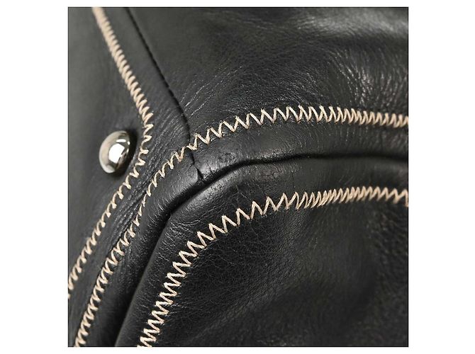 Chanel Vintage Bowler Lambskin Medium - vista 7