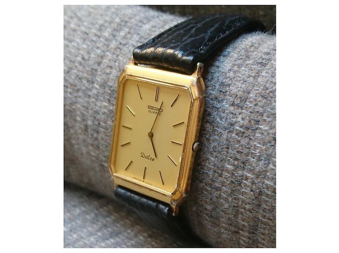Goldplattierte Quarzuhren, Seiko Dolce ref. 6730-5540 - Ansicht 12