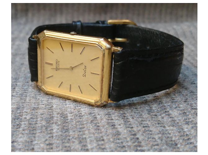 Goldplattierte Quarzuhren, Seiko Dolce ref. 6730-5540 - Ansicht 13
