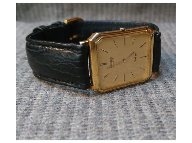 Goldplattierte Quarzuhren, Seiko Dolce ref. 6730-5540 - Ansicht 8