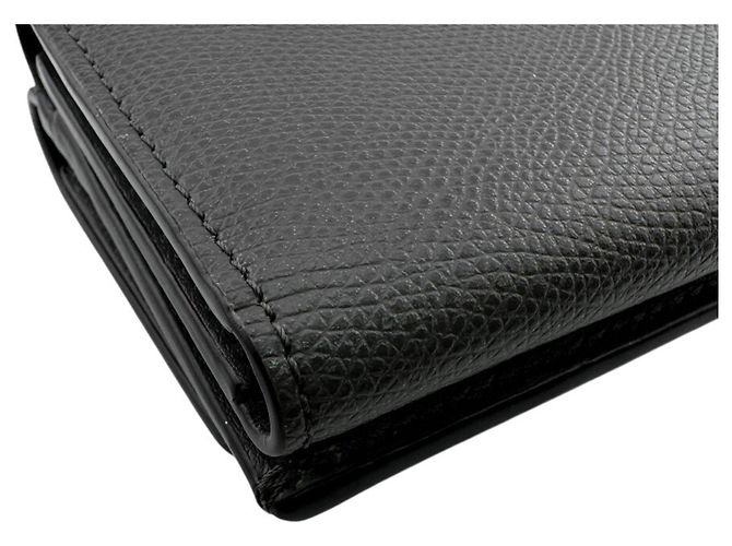Fendi Auroch FF Leder Tri-fold Geldbörse - Ansicht 5