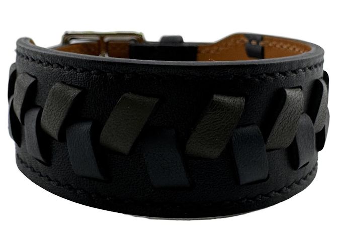 Hermès HERMES Etrivière Armband aus perforiertem Leder - Ansicht 2