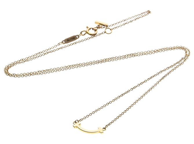 Tiffany & Co. T Smile Anhänger 18K Roségold Small - Ansicht 2