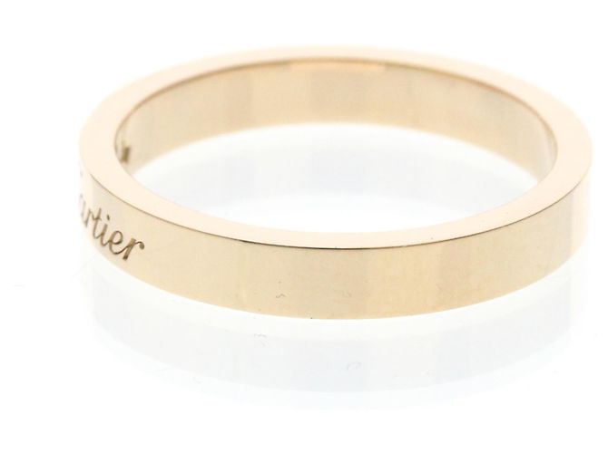 C de Cartier Ehering aus Platin mit Diamant - Ansicht 3