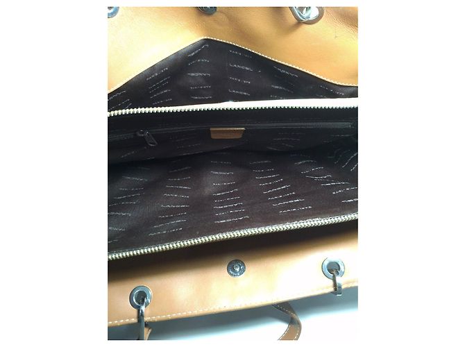 Bolsa Lancel em couro castanho - vista 10