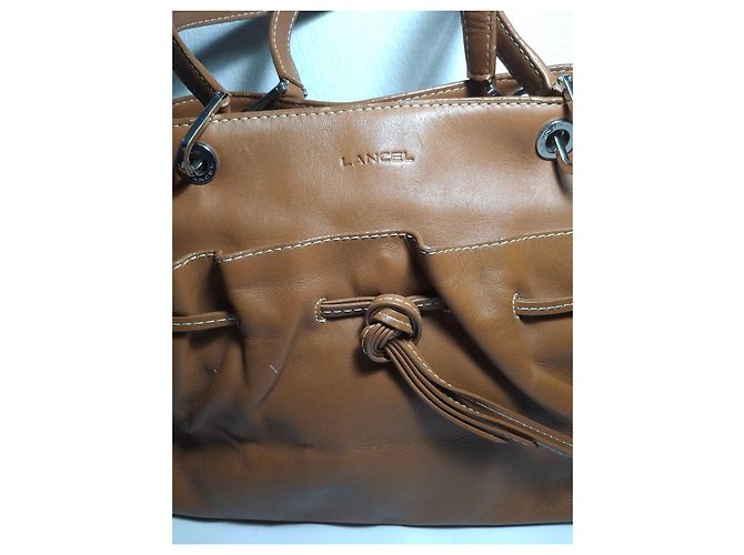Bolsa Lancel em couro castanho - vista 2