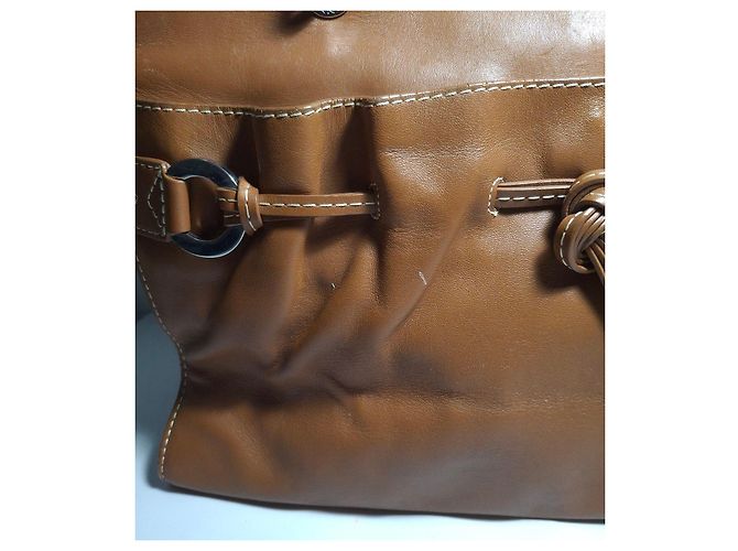 Bolsa Lancel em couro castanho - vista 3