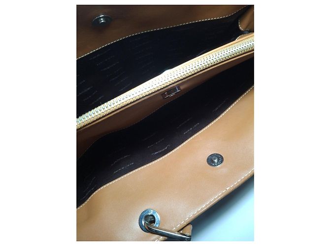 Bolsa Lancel em couro castanho - vista 9