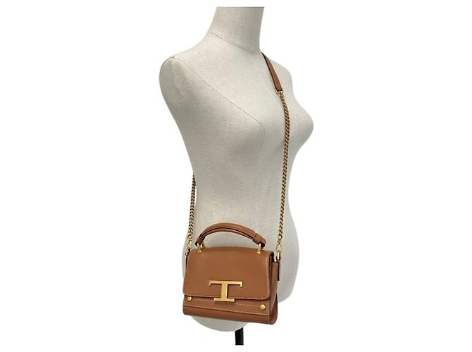 Borsa a tracolla mini in pelle T-Timeless di Tod's - vista 12