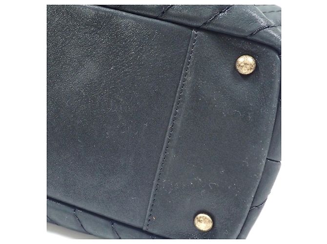 Chanel Shopper aus schwarzem Leder - Ansicht 4