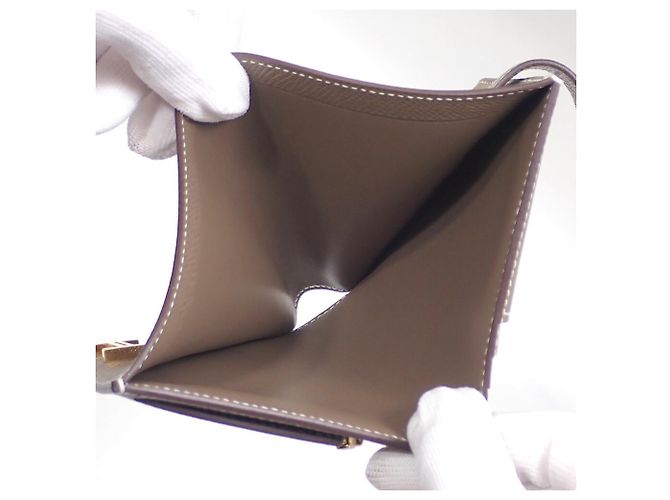 Hermès Portafoglio bi-fold Hermes Bearn Compact - vista 6