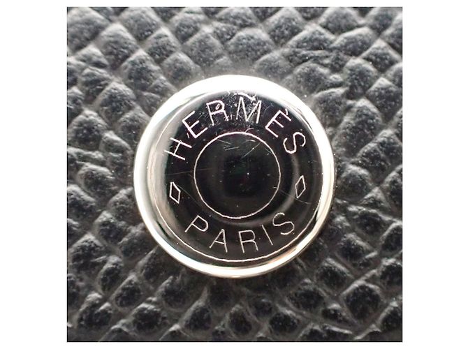 Hermès Portacarte bi-fold Hermes Calvi Duo - vista 8