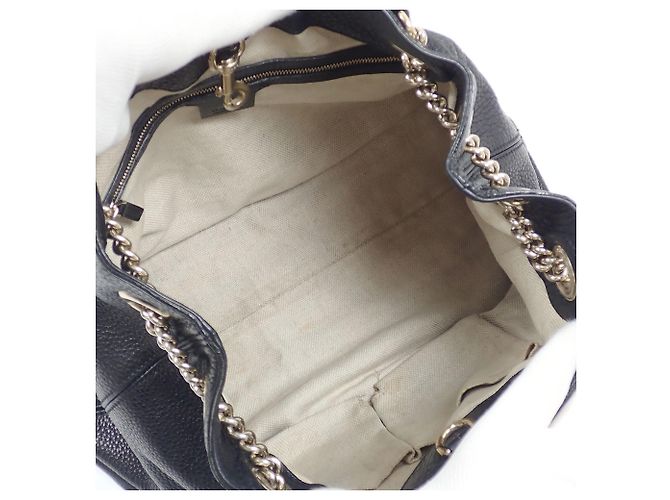 Bolsa de Ombro Gucci Soho Interlocking G Chain - vista 8