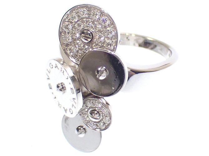 Bulgari Anello Bvlgari Cycladi in oro bianco - vista 6