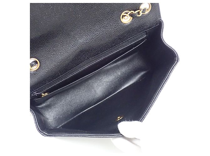 Borsa a tracolla Chanel con catena nera - vista 7