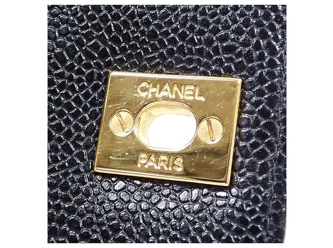 Borsa a tracolla Chanel con catena nera - vista 8