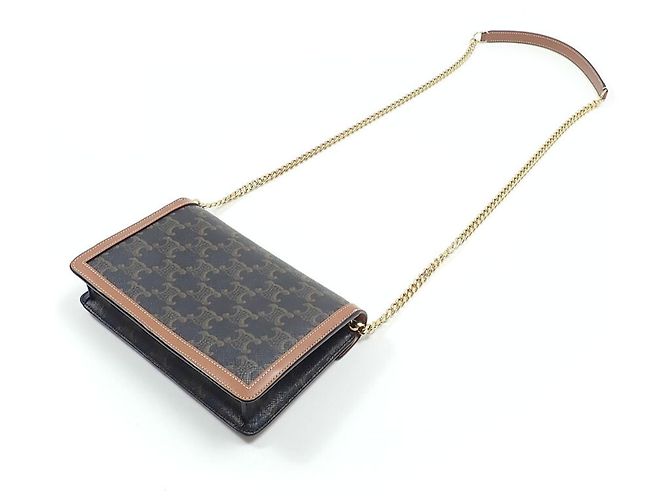 Triomphe Céline Bolsa de Ombro com Corrente Celine - vista 2