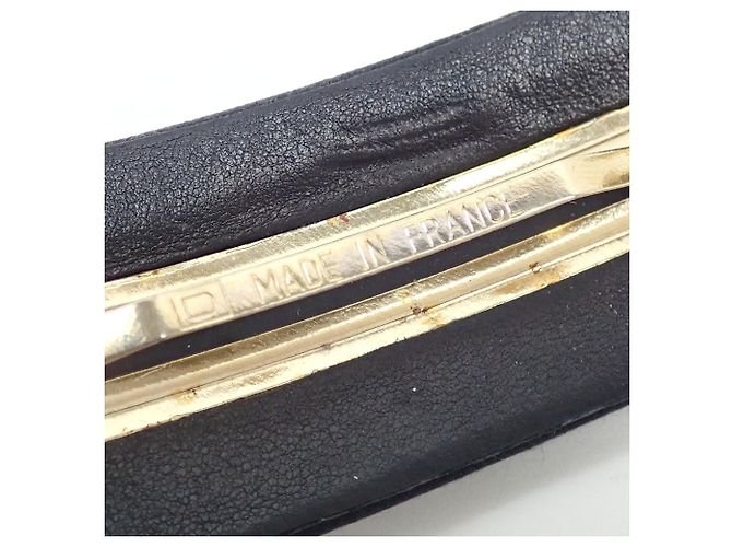 Chanel Haarspange aus Leder und schwarzem Satin - Ansicht 8