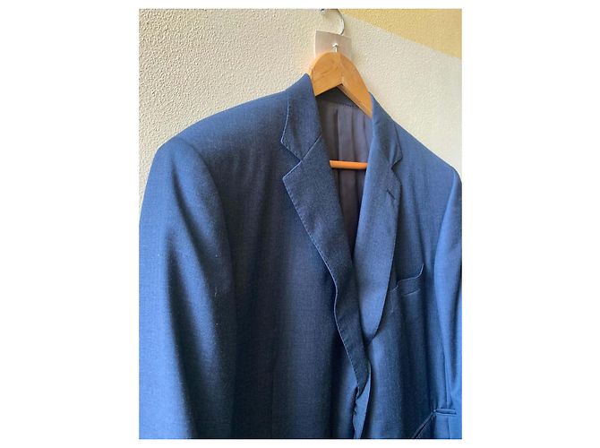 Ermenegildo Zegna Single-breasted blue jacket - view 12