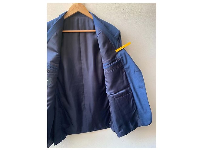 Ermenegildo Zegna Single-breasted blue jacket - view 3