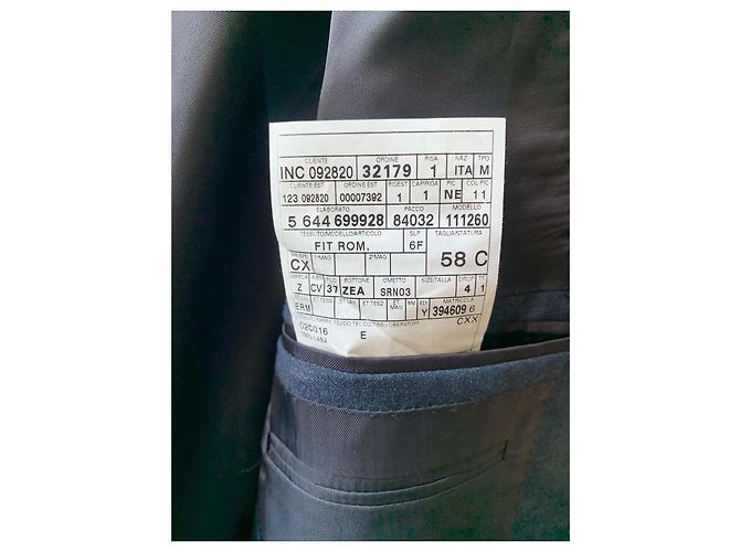 Ermenegildo Zegna Single-breasted blue jacket - view 7