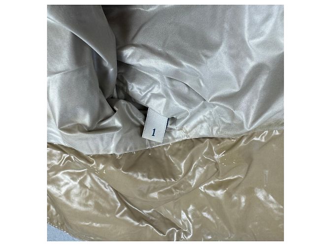 Chaqueta impermeable ligera con capucha Moncler Z8E0182 Beige para mujer Talla 1 / S - vista 10