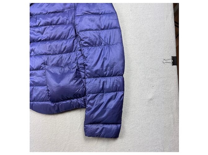 Chaqueta Blazer Ultraligera de Plumón Moncler Lisette Navy para Mujer Talla 1 / S - vista 10