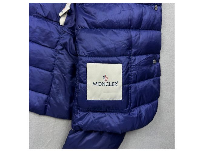 Chaqueta Blazer Ultraligera de Plumón Moncler Lisette Navy para Mujer Talla 1 / S - vista 12