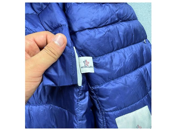 Chaqueta Blazer Ultraligera de Plumón Moncler Lisette Navy para Mujer Talla 1 / S - vista 15