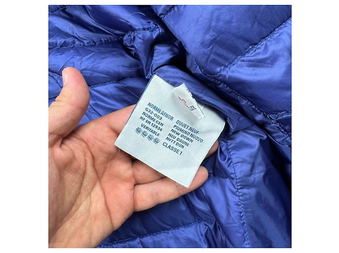 Chaqueta Blazer Ultraligera de Plumón Moncler Lisette Navy para Mujer Talla 1 / S - vista 16