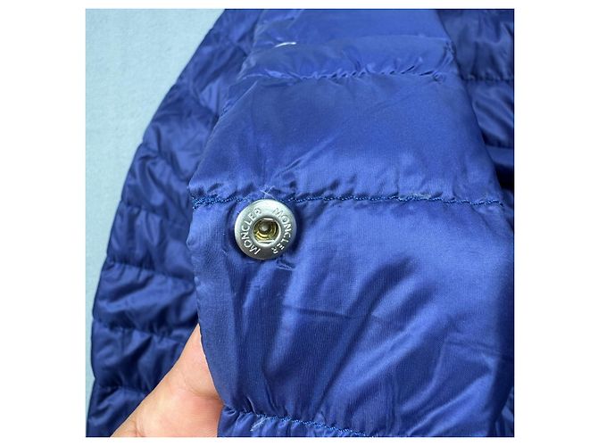Chaqueta Blazer Ultraligera de Plumón Moncler Lisette Navy para Mujer Talla 1 / S - vista 19