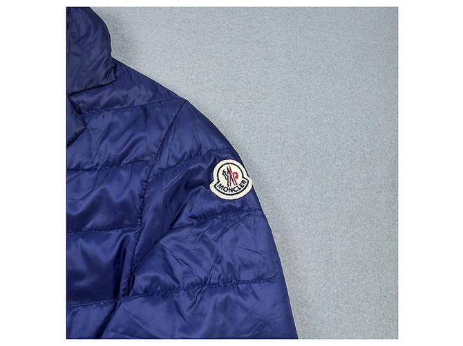 Chaqueta Blazer Ultraligera de Plumón Moncler Lisette Navy para Mujer Talla 1 / S - vista 7