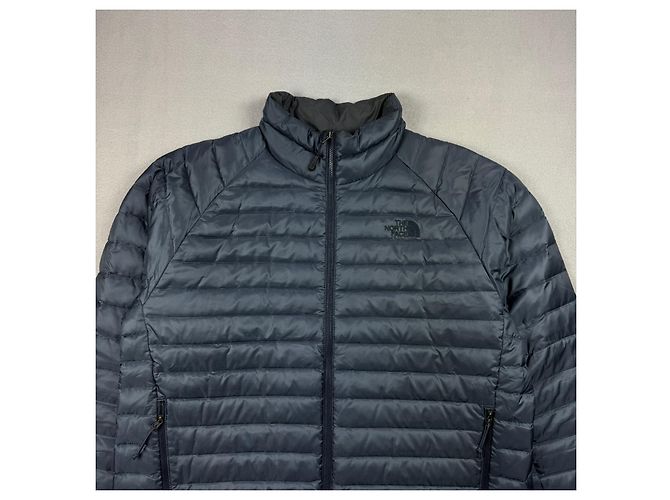 The North Face 600 Pertex Quantum Navy Blue Puffer Jacket Large Size L - vista 4