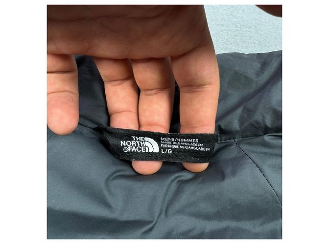 The North Face 600 Pertex Quantum Navy Blue Puffer Jacket Large Size L - vista 8