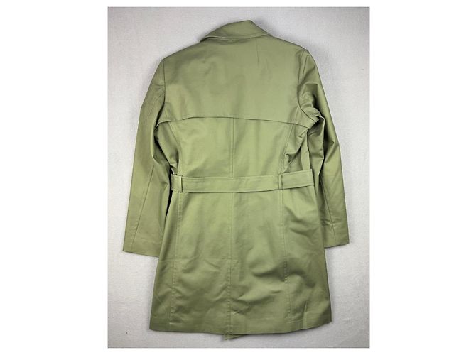 Hugo Boss Makaras-2 Gabardina cruzada verde - vista 2