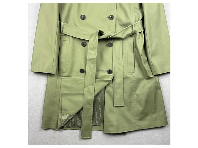 Hugo Boss Makaras-2 Gabardina cruzada verde - vista 4