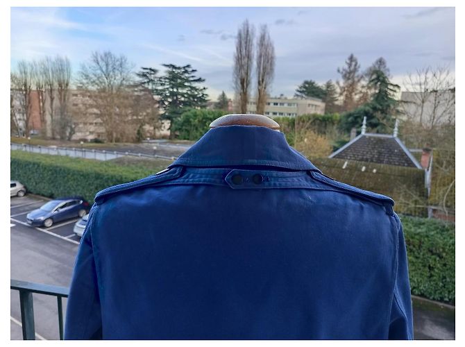 3.1 Phillip Lim Blue Cotton Belted Jacket - view 6