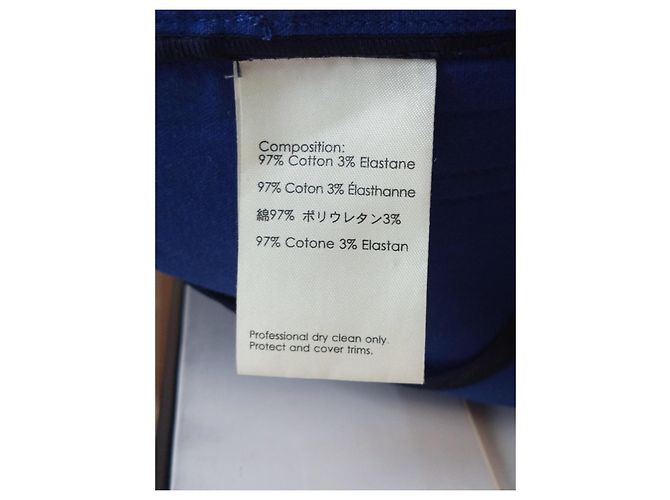 3.1 Phillip Lim Blue Cotton Belted Jacket - view 9