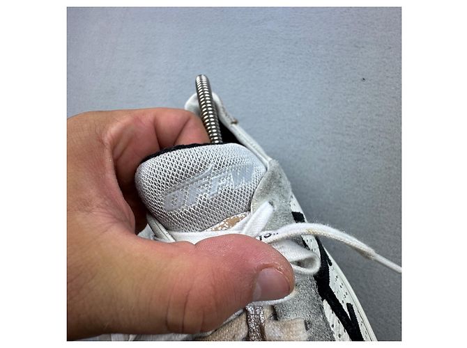 Off White Off-White Cup Sole 3.0 White & Beige Leather Sneakers Size 43 / 27.5cm - view 9