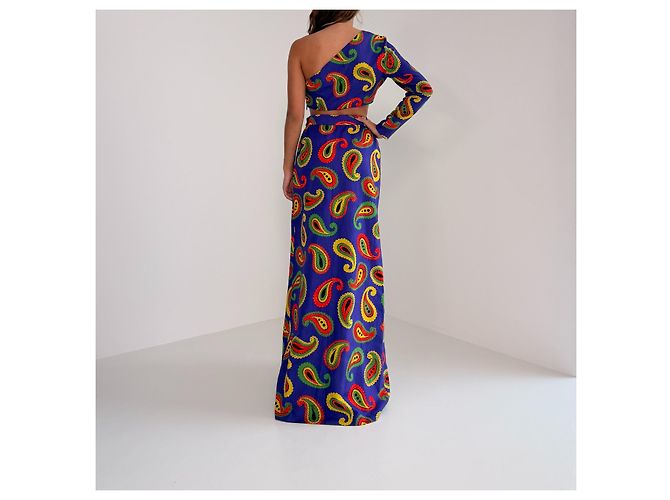 Gucci Set Top e Gonna Maxi Paisley Resort 2021 Epilogue - vista 14