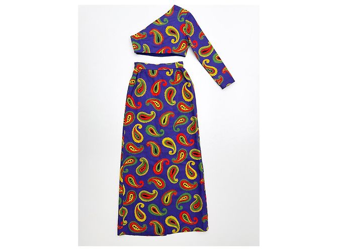 Gucci Set Top e Gonna Maxi Paisley Resort 2021 Epilogue - vista 5