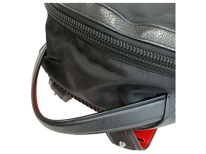 Zaino Christian Louboutin nero - vista 3