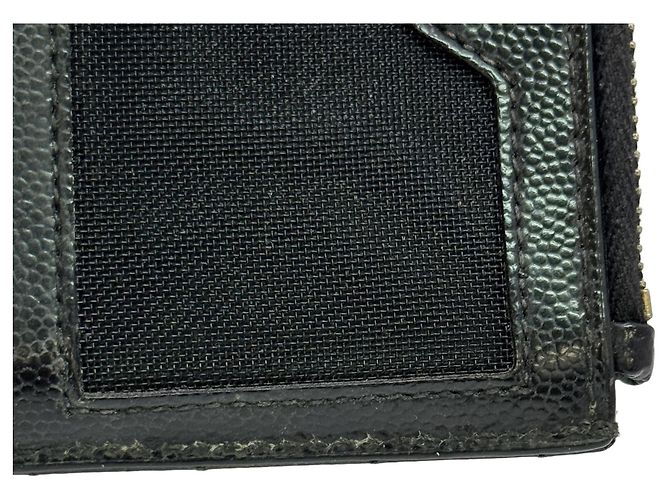 Portafoglio bi-fold Yves Saint Laurent Paris V-Stitch - vista 10