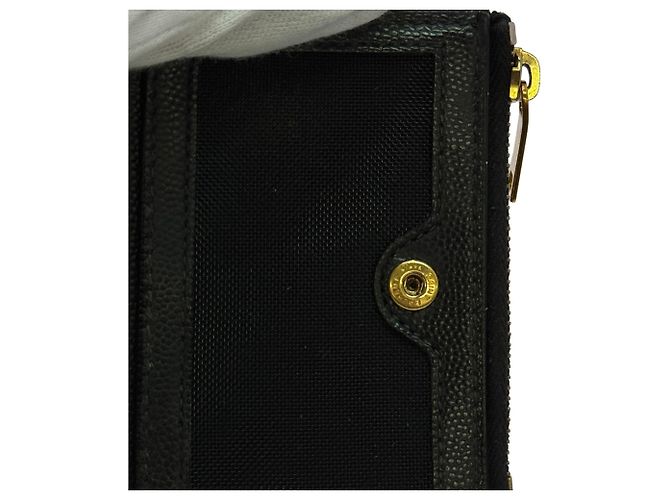 Portafoglio bi-fold Yves Saint Laurent Paris V-Stitch - vista 11